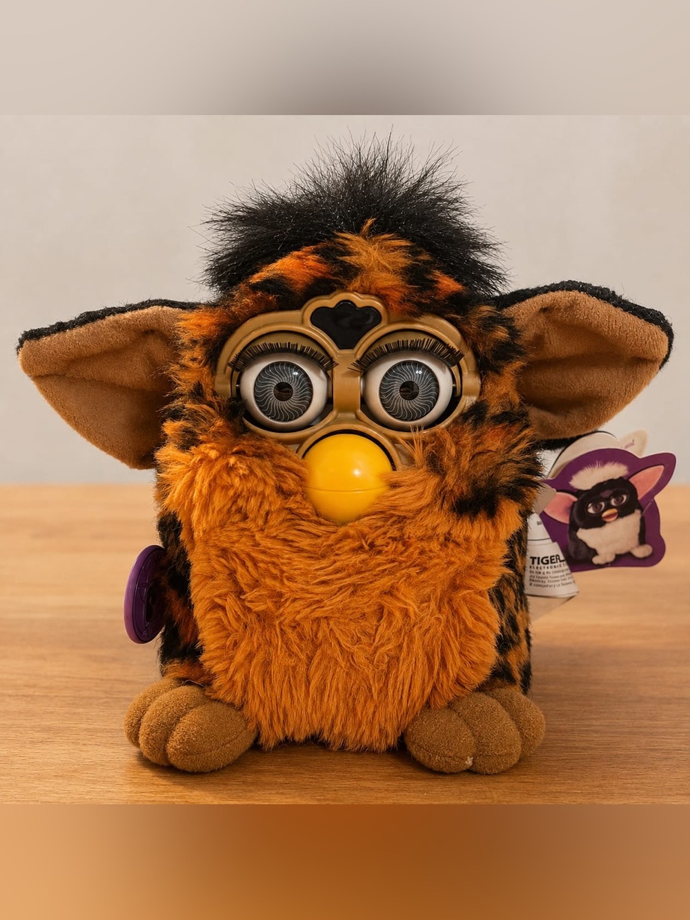 Vintage 1998 Tiger Furby – Tiger Stripe Fur – Model 70-800